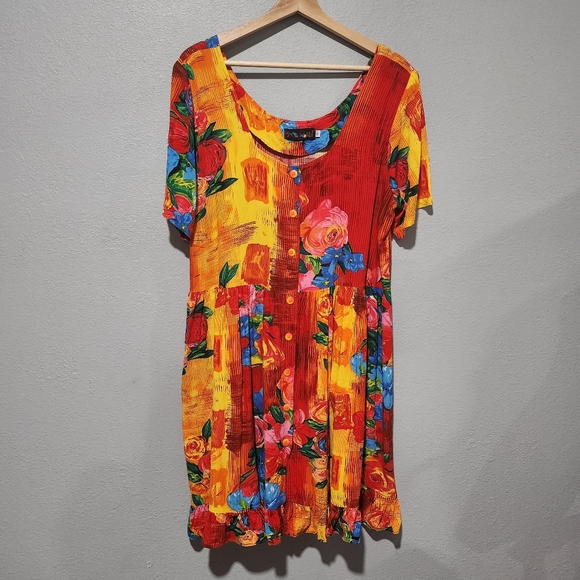 Jams World Dresses Jams World Vintage 0 Rayon Multicolor Dress